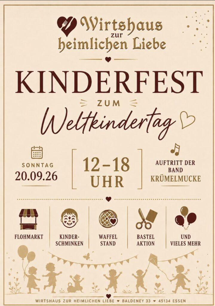Kinderfest 2026 @ heimliche Liebe Essen