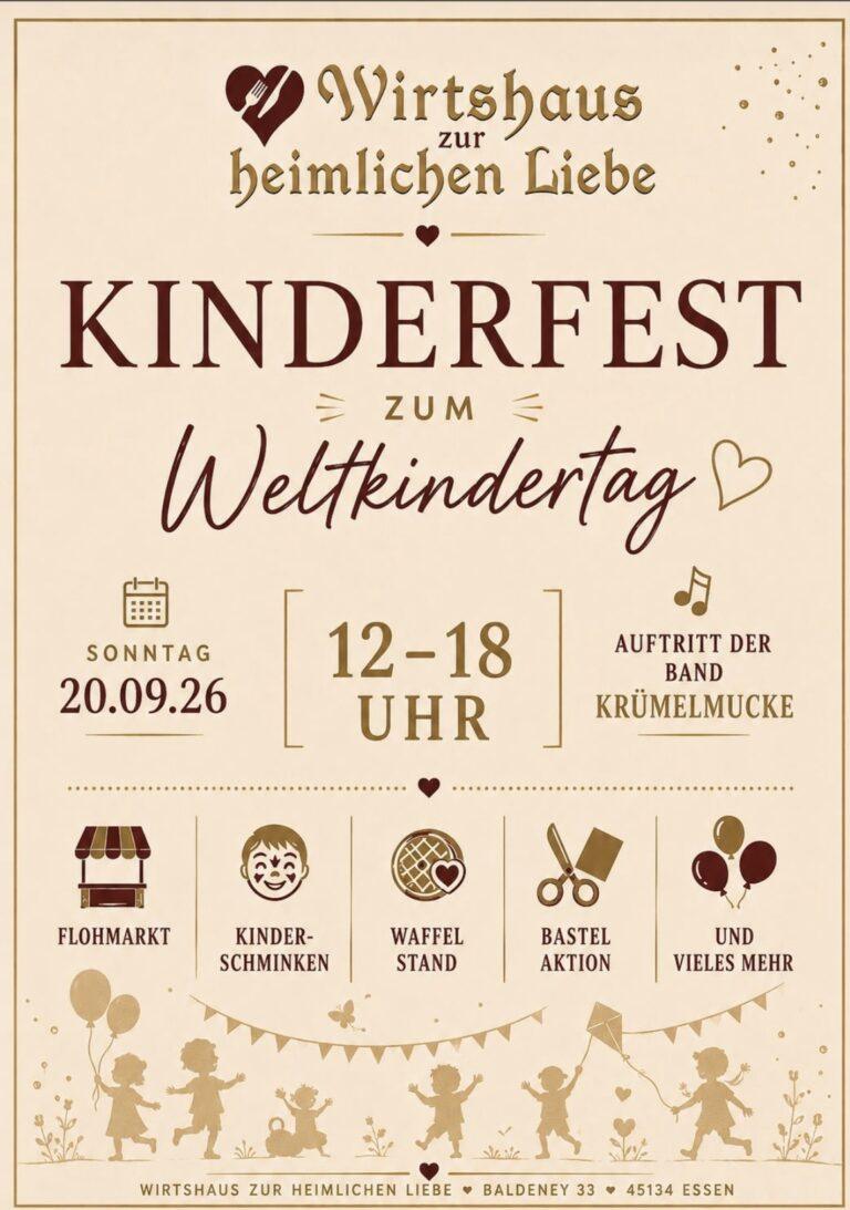 Kinderfest 2026 @ heimliche Liebe Essen